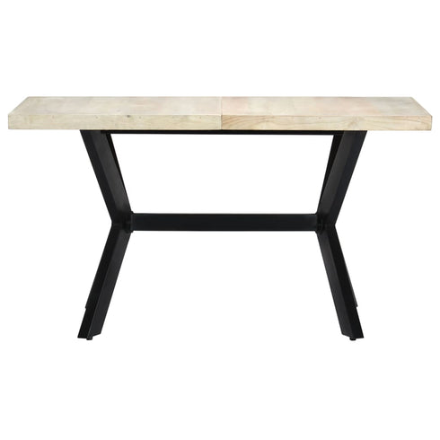 Rustika Rowe - Dining Table 140x70x75 cm Solid Bleached Mango Wood