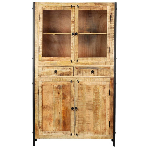 Rustika Rowe - Highboard 100x40x175 cm Solid Mango Wood