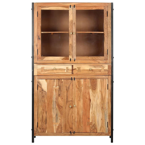 Rustika Rowe - Highboard 100x40x175 cm Solid Acacia Wood