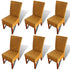 Swen Studio - Dining Chairs 6 pcs Brown Natural Rattan