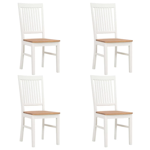 Maison Madeleine - 5 Piece Dining Set Solid Oak Wood