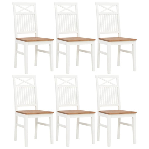 Maison Madeleine - 7 Piece Dining Set Solid Oak Wood