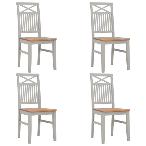 Maison Madeleine - 5 Piece Dining Set Solid Oak Wood