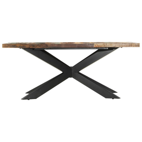 Rustika Rowe - Dining Table 180x90x76 cm Solid Reclaimed Wood