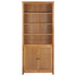 Maison Madeleine - Bookcase with 2 Doors 90x30x200 cm Solid Oak Wood