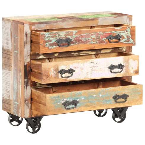 Rustika Rowe - Sideboard 80x30x70 cm Solid Reclaimed Wood