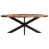 Rustika Rowe - Dining Table Oval 200x100x75cm Acacia Wood with Sheesham Finish