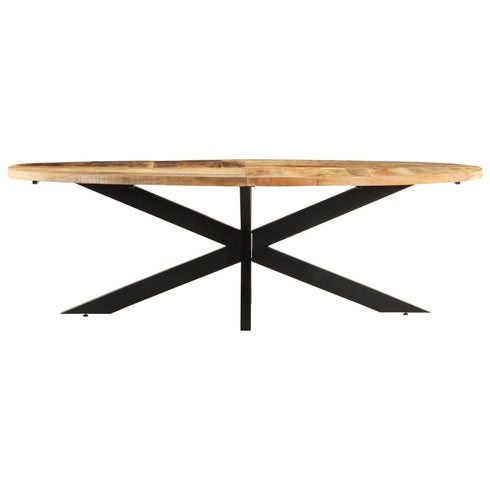 Rustika Rowe - Dining Table 240x100x75 cm Rough Mango Wood