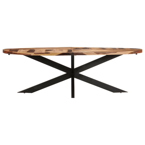 Rustika Rowe - Dining Table 240x100x75 cm Acacia Wood with Sheesham Finish