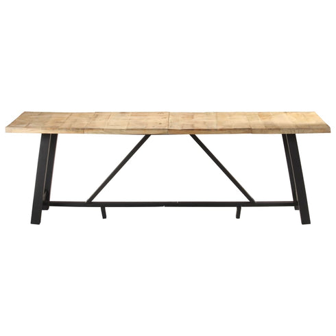Rustika Rowe - Dining Table 240x100x76 cm Rough Mango Wood