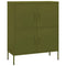 Lady Jillian - Storage Cabinet Olive Green 80x35x101,5 cm Steel - Model 1