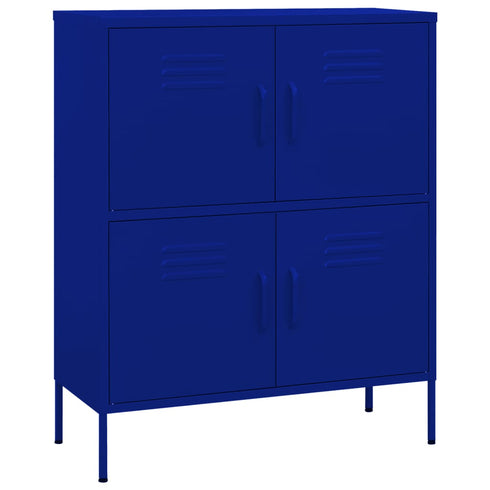Lady Jillian - Storage Cabinet Navy Blue 80x35x101,5 cm Steel - Model 1