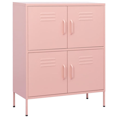 Lady Jillian - Storage Cabinet Pink 80x35x101,5 cm Steel - Model 1