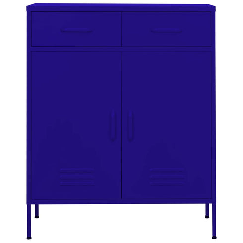 Lady Jillian - Storage Cabinet Navy Blue 80x35x101,5 cm Steel - Model 2