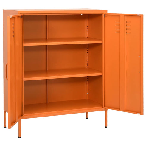 Lady Jillian - Storage Cabinet Orange 80x35x101,5 cm Steel - Model 3