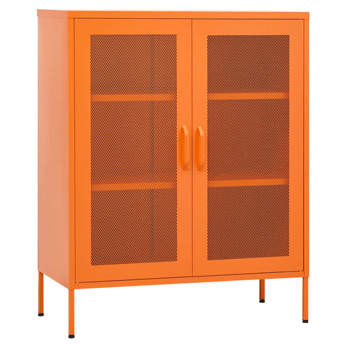 Lady Jillian - Storage Cabinet Orange 80x35x101,5 cm Steel - Model 4