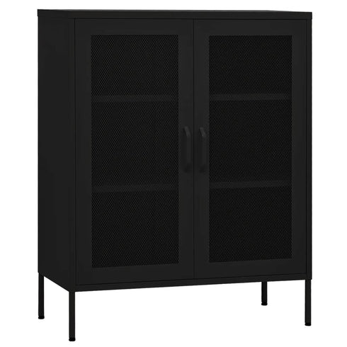 Lady Jillian - Storage Cabinet Black 80x35x101,5 cm Steel - Model 4