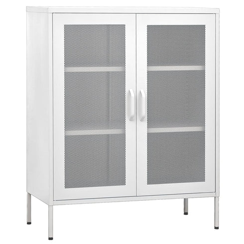 Lady Jillian - Storage Cabinet White 80x35x101,5 cm Steel - Model 4