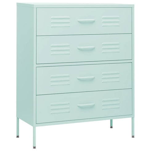 Lady Jillian - Chest of Drawers Mint 80x35x101,5 cm Steel
