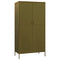 Lady Jillian - Wardrobe Olive Green 90x50x180 cm Steel