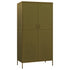 Lady Jillian - Wardrobe Olive Green 90x50x180 cm Steel