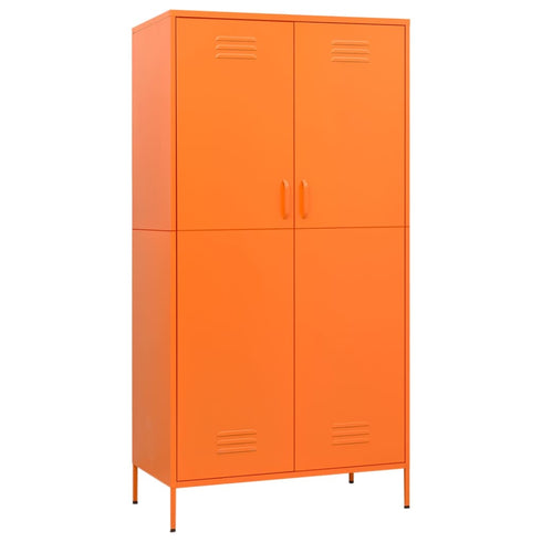 Lady Jillian - Wardrobe Orange 90x50x180 cm Steel
