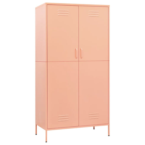 Lady Jillian - Wardrobe Pink 90x50x180 cm Steel