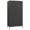 Lady Jillian - Wardrobe Anthracite 90x50x180 cm Steel