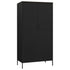 Lady Jillian - Wardrobe Black 90x50x180 cm Steel