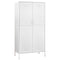 Lady Jillian - Wardrobe White 90x50x180 cm Steel