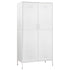 Lady Jillian - Wardrobe White 90x50x180 cm Steel
