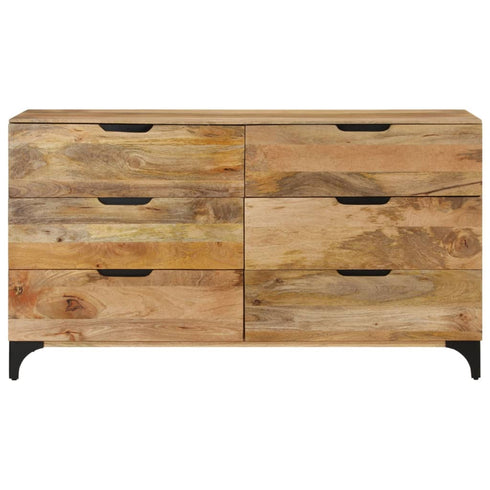 Rustika Rowe - Drawer Cabinet Solid Mango Wood 140x45x80 cm