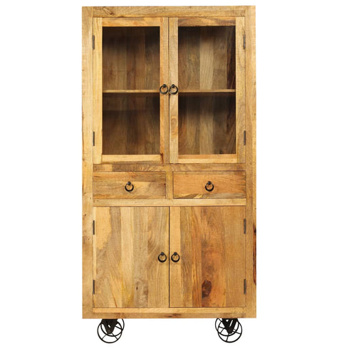 Rustika Rowe - Highboard Solid Mango Wood 95x45x185 cm