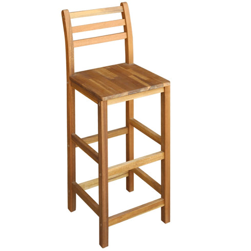 Maison Madeleine - Bar Table and Chair Set 5 Pieces Solid Acacia Wood