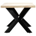 Rustika Rowe - Dining Table White 180x90x75 cm Solid Mango Wood