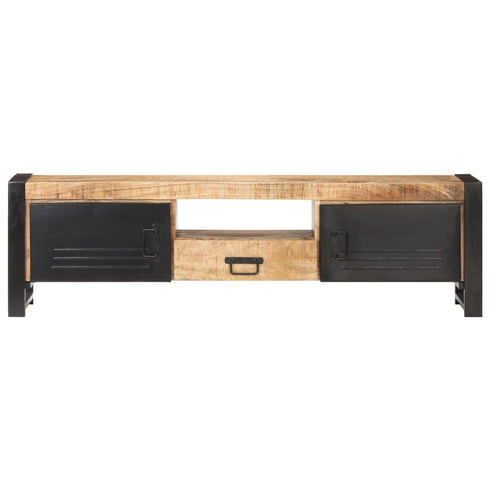 Rustika Rowe - TV Cabinet 140x30x40 cm Rough Mango Wood