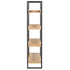 Rustika Rowe - 4-Tier Bookcase 160x40x180 cm Rough Mango Wood