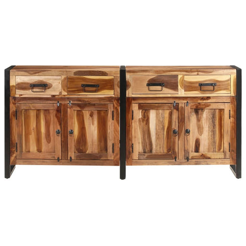 Rustika Rowe - Sideboard 172x35x80 cm Solid Acacia Wood with Sheesham Finish