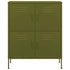Lady Jillian - Storage Cabinet Olive Green 80x35x101,5 cm Steel - Model 1