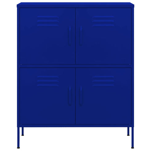 Lady Jillian - Storage Cabinet Navy Blue 80x35x101,5 cm Steel - Model 1