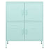 Lady Jillian - Storage Cabinet Mint 80x35x101,5 cm Steel - Model 1