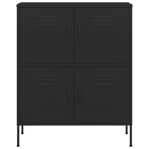 Lady Jillian - Storage Cabinet Black 80x35x101,5 cm Steel - Model 1