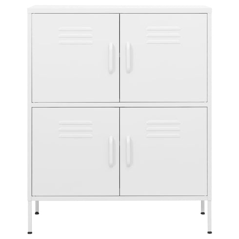 Lady Jillian - Storage Cabinet White 80x35x101,5 cm Steel - Model 1