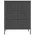 Lady Jillian - Drawer Cabinet Anthracite 80x35x101,5 cm Steel