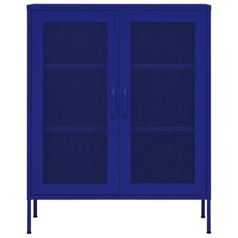 Lady Jillian - Storage Cabinet Navy Blue 80x35x101,5 cm Steel - Model 4