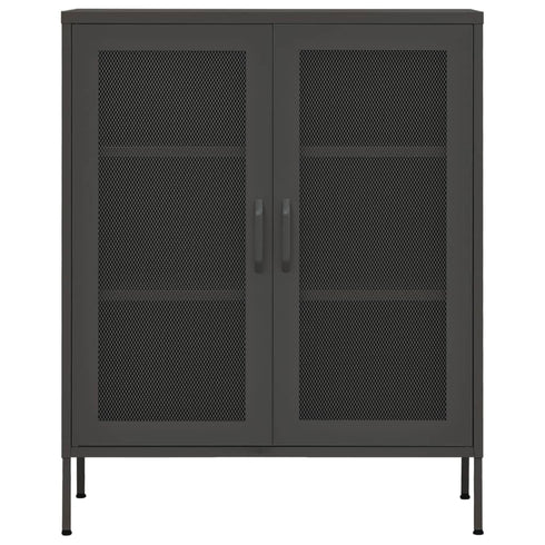 Lady Jillian - Storage Cabinet Anthracite 80x35x101,5 cm Steel - Model 4