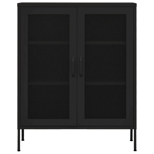 Lady Jillian - Storage Cabinet Black 80x35x101,5 cm Steel - Model 4