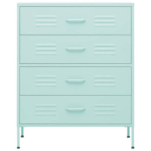 Lady Jillian - Chest of Drawers Mint 80x35x101,5 cm Steel