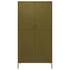 Lady Jillian - Wardrobe Olive Green 90x50x180 cm Steel