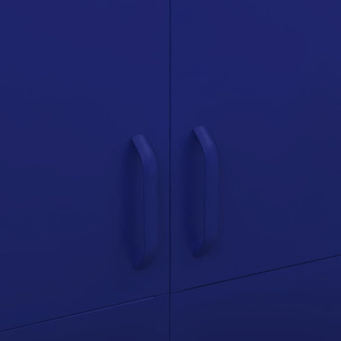 Lady Jillian - Wardrobe Navy Blue 90x50x180 cm Steel